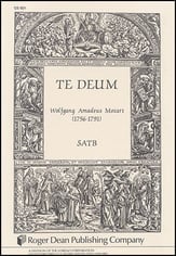 Te Deum SATB Choral Score cover